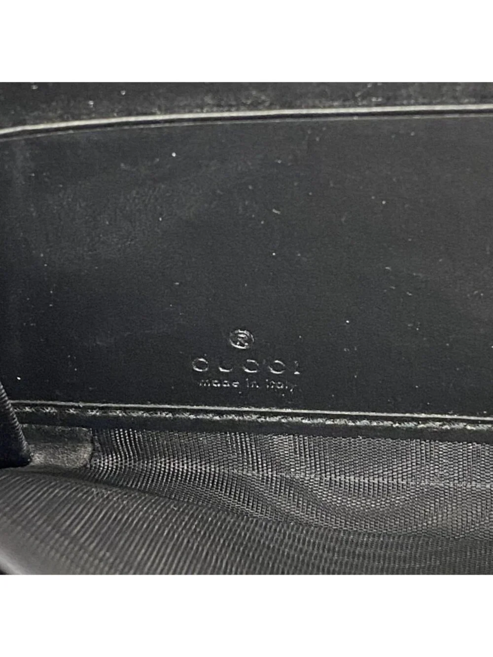 Gucci Wallet GG Supreme Brown Black Silver